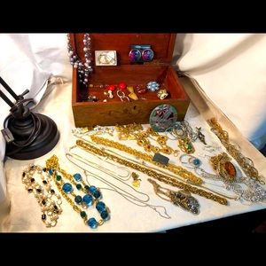 Vintage estate jewelry box